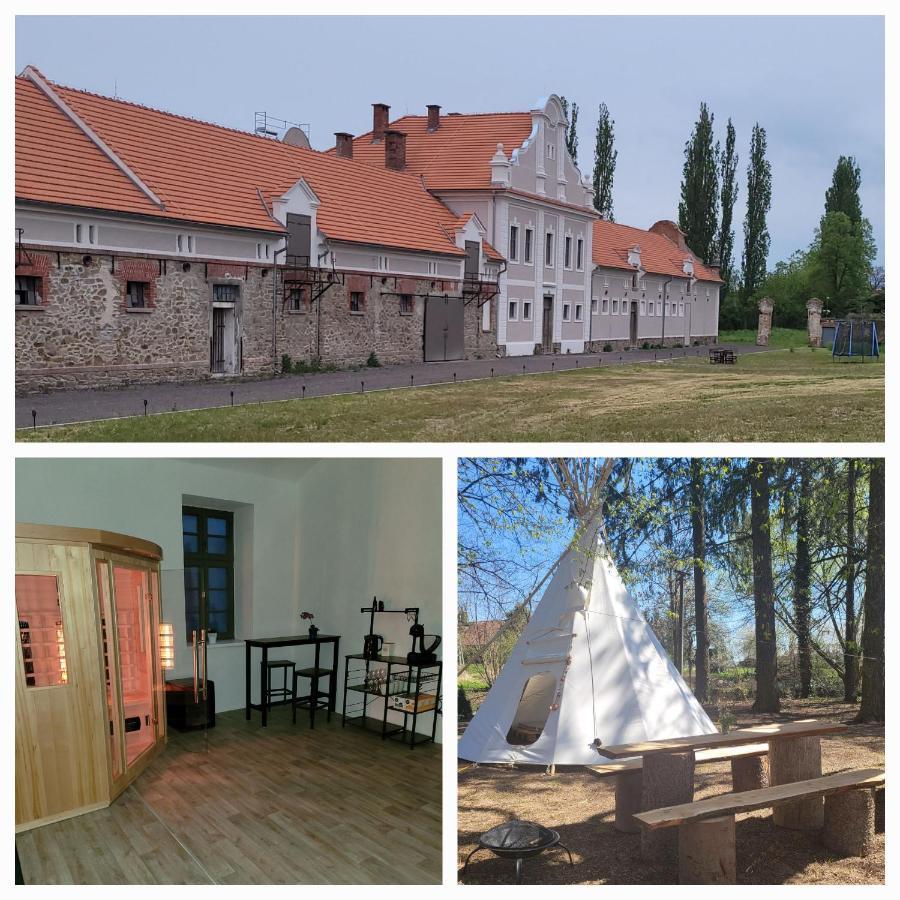 Chateau Moravany - Apartmany, Teepee A Wellness Ronow an der Doubrava Dış mekan fotoğraf